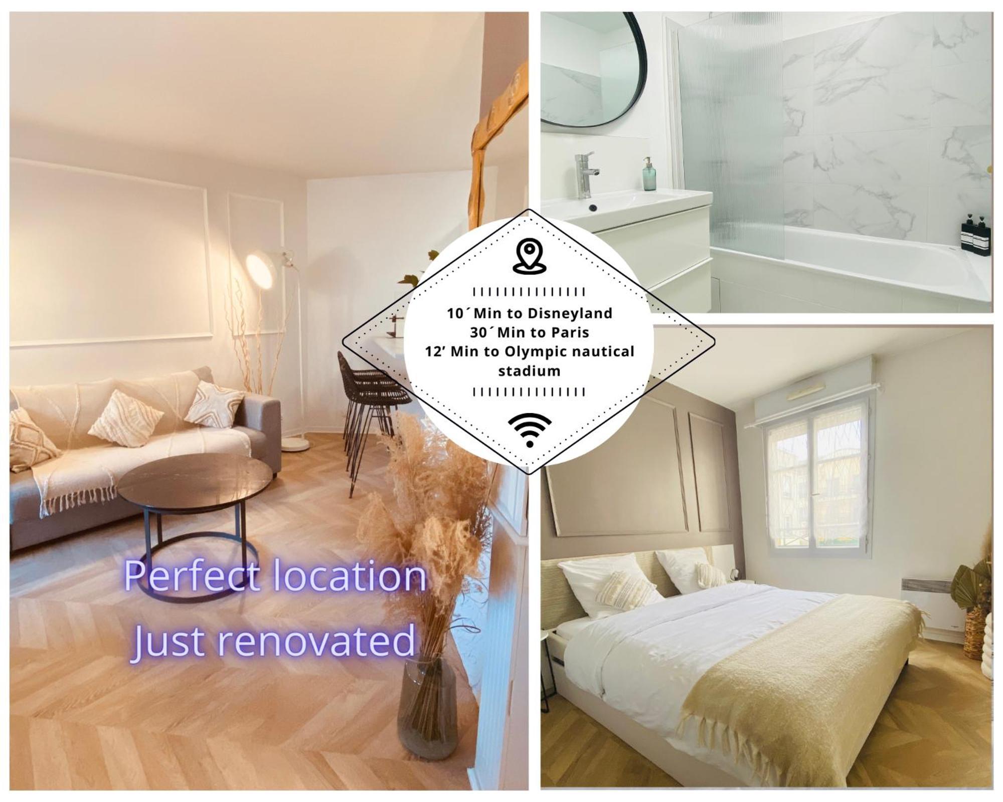 Top Location Apartment 10 Min Disneyland Bussy-Saint-Georges Exteriér fotografie